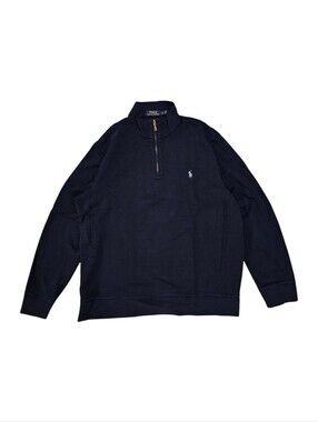 Polo by Ralph Lauren Men's Navy Quarter-Zip Sweatshirt